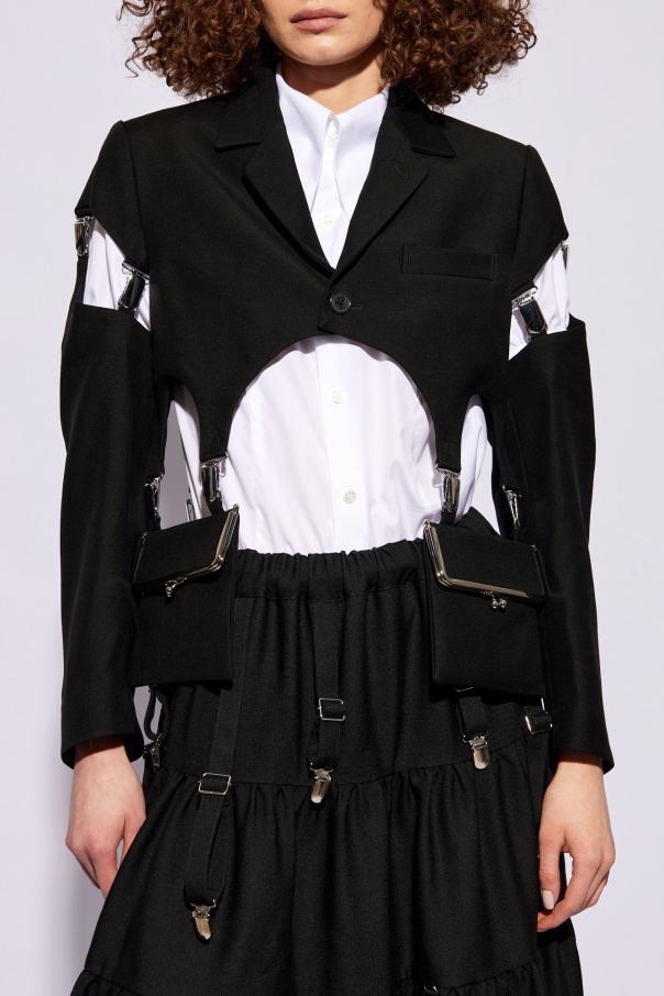 Black Short jacket by Comme des Garçons Noir Kei Ninomiya